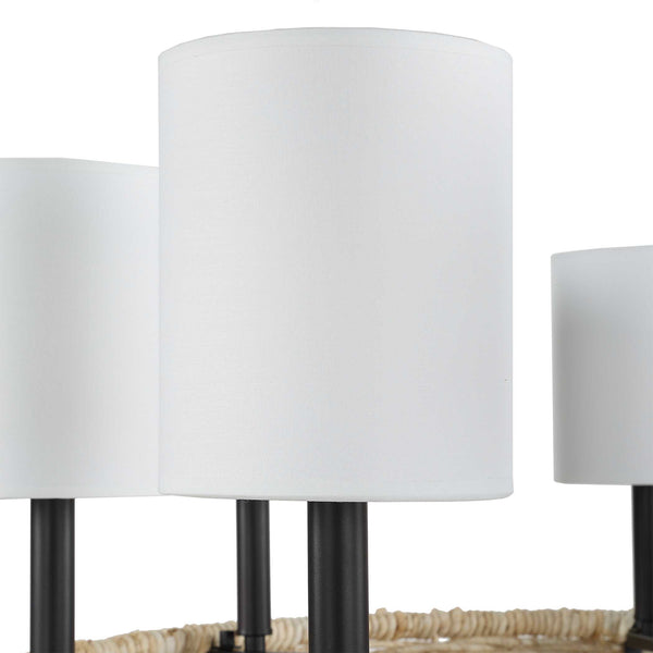 Uttermost Faiyam 8 Light Rattan Chandelier