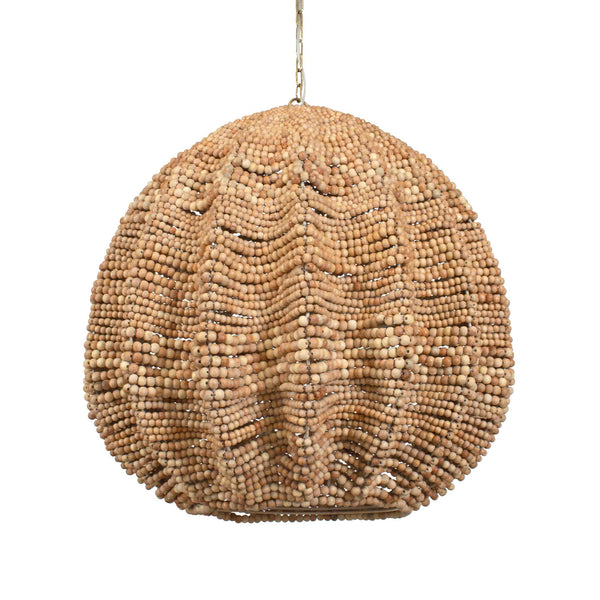 Uttermost Kauri 5 Light Wooden Bead Pendant