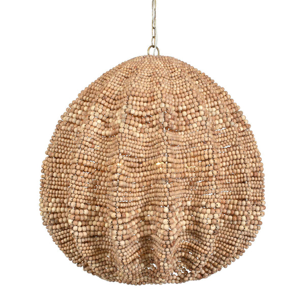 Uttermost Kauri 5 Light Wooden Bead Pendant