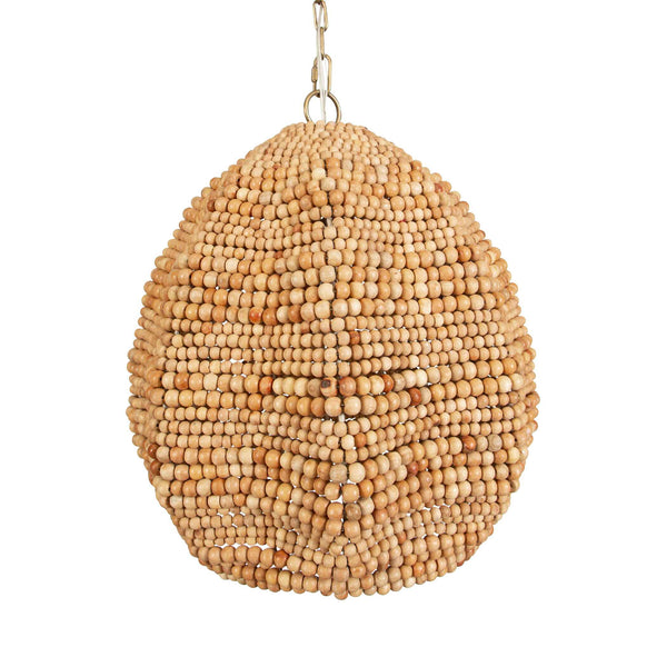 Uttermost Kauri 1 Light Wooden Bead Pendant