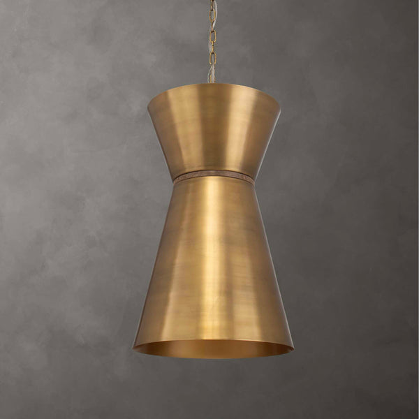 Uttermost Crocker Brass 1 Light Mini Pendant