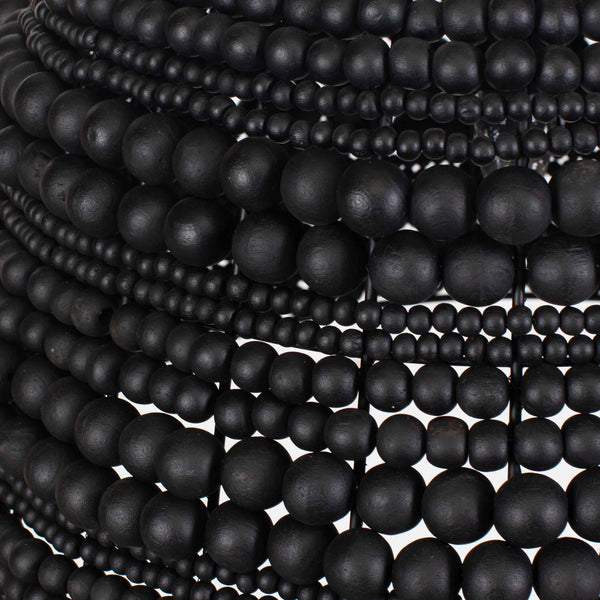 Uttermost Persephone Black Bead 1 Light Pendant