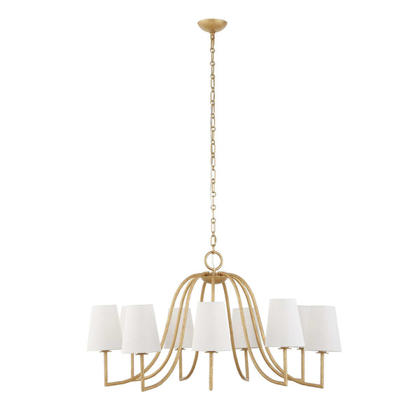 Uttermost Seville 9 Light Gold Chandelier