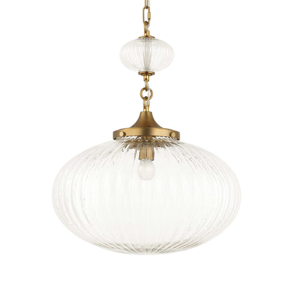 Uttermost Bellaire 1 Light Glass Shade Pendant