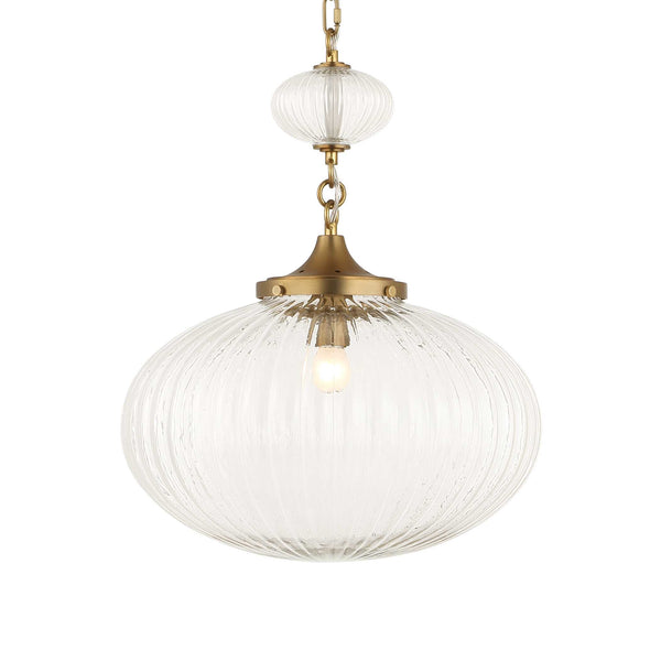 Uttermost Bellaire 1 Light Glass Shade Pendant