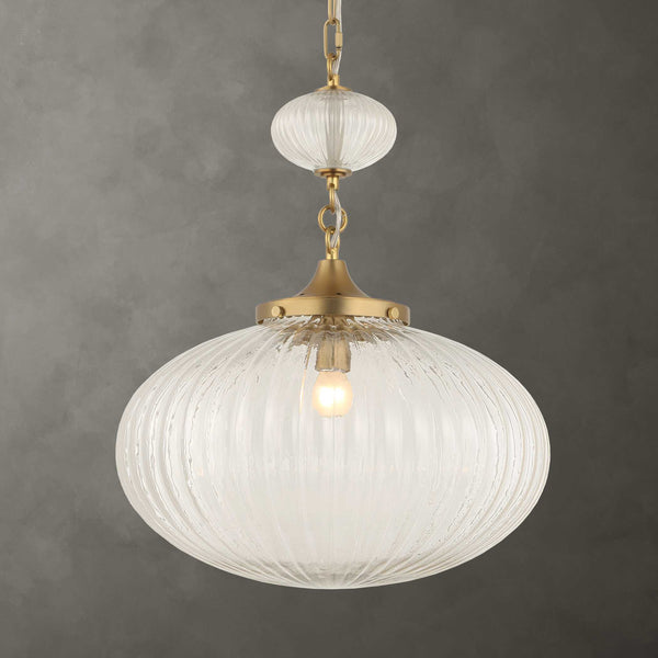 Uttermost Bellaire 1 Light Glass Shade Pendant