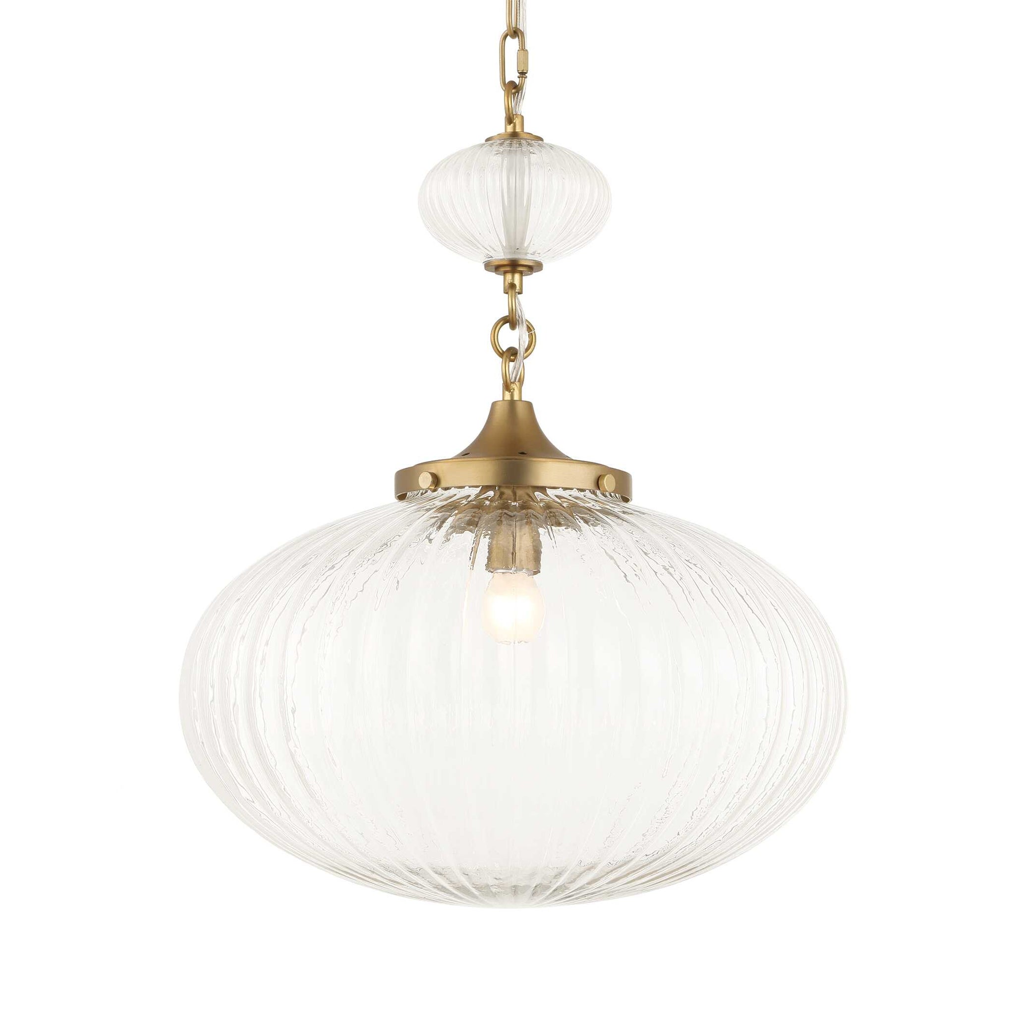 Uttermost Bellaire 1 Light Glass Shade Pendant
