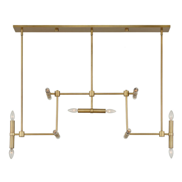 Uttermost Cadre 14 Light Modern Linear Pendant