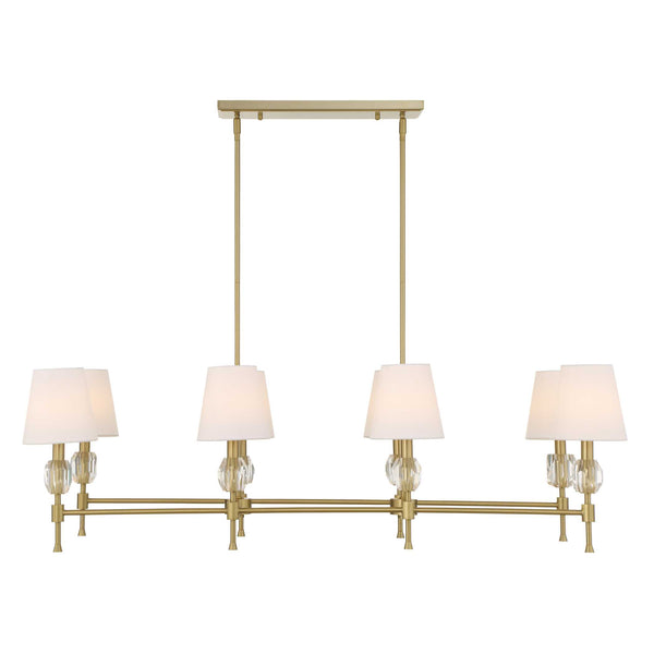 Uttermost Arques 8 Light Linear Chandelier