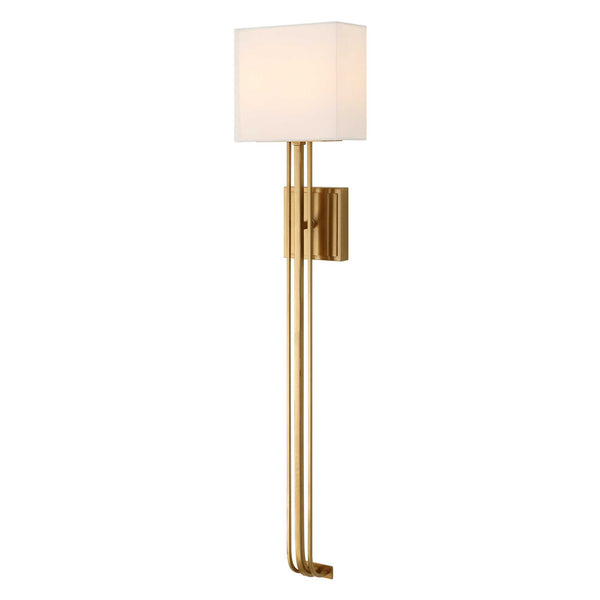 Uttermost Trenton 2 Light Brass Sconce