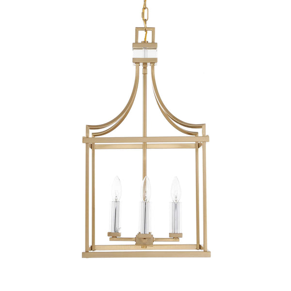 Uttermost Montreal 4 Light Brass Lantern Pendant