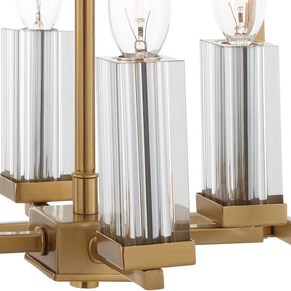 Uttermost Montreal 4 Light Brass Lantern Pendant
