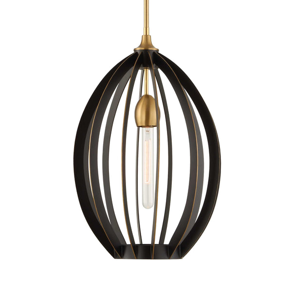 Uttermost Darby 1 Light Architectural Oval Pendant