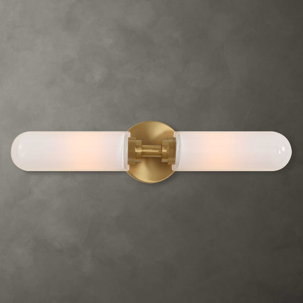 Uttermost Wellsville 2 Lt Brass Sconce
