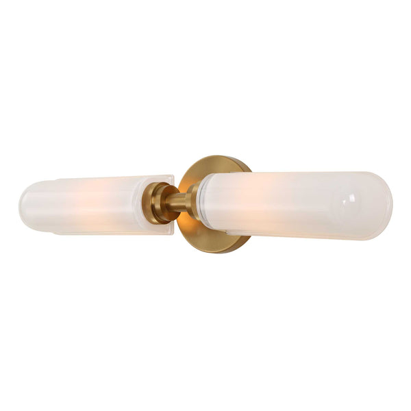 Uttermost Wellsville 2 Lt Brass Sconce