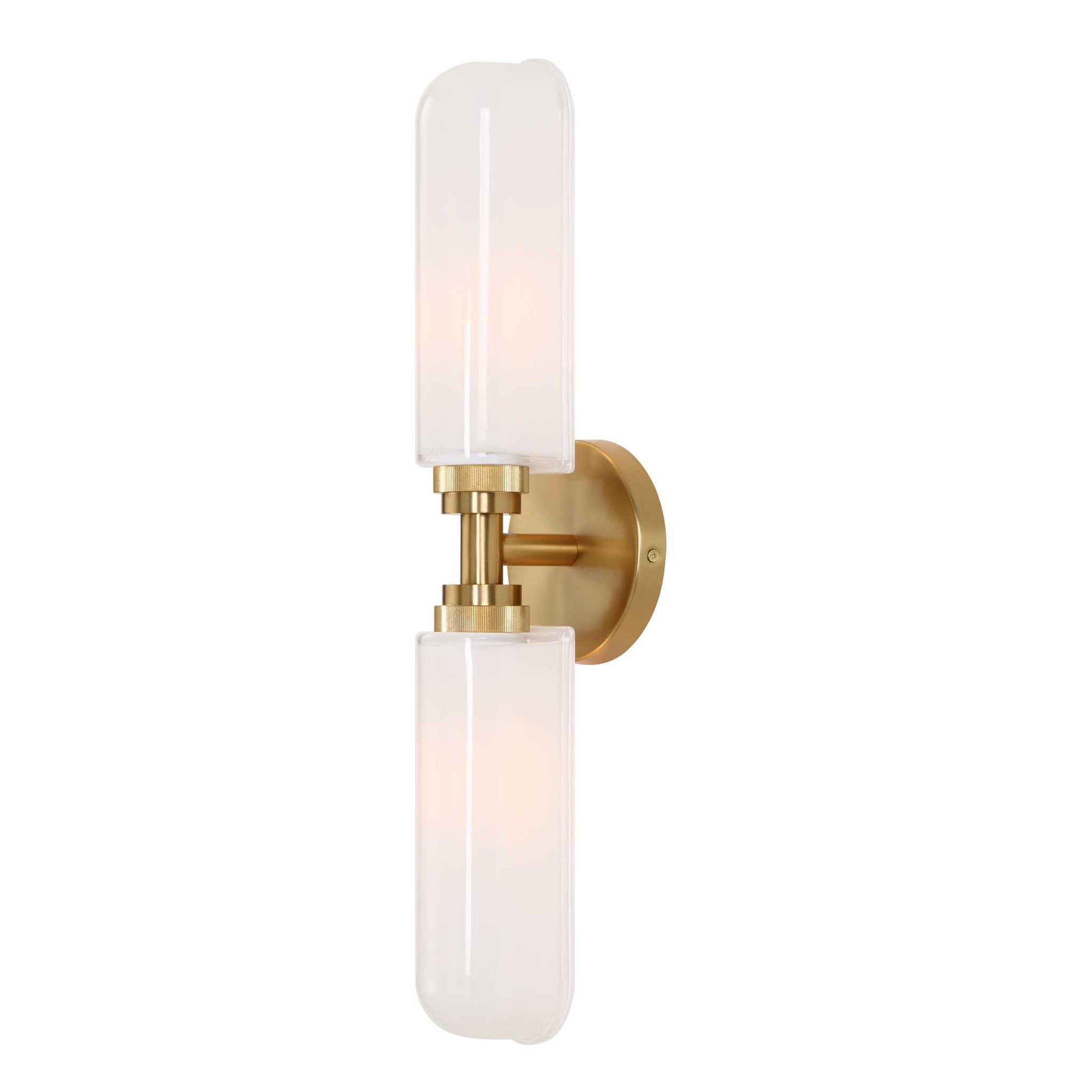 Uttermost Wellsville 2 Lt Brass Sconce
