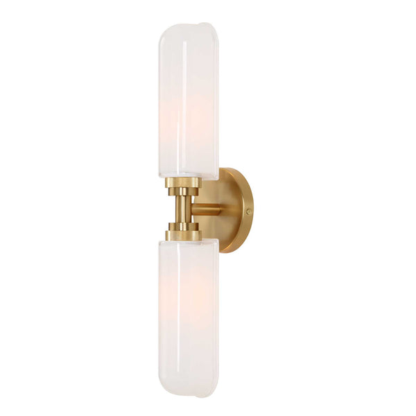 Uttermost Wellsville 2 Lt Brass Sconce