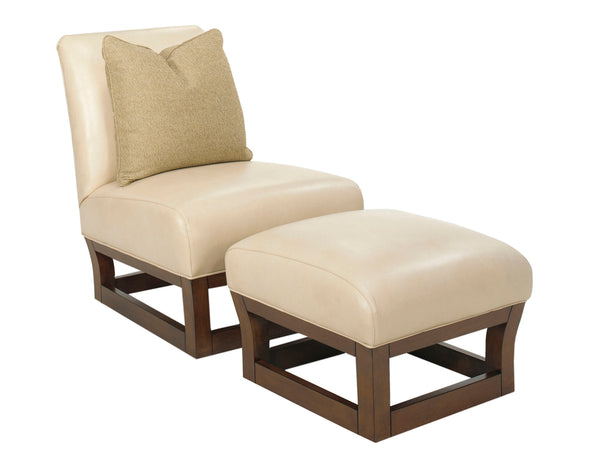 Fusion Leather Ottoman