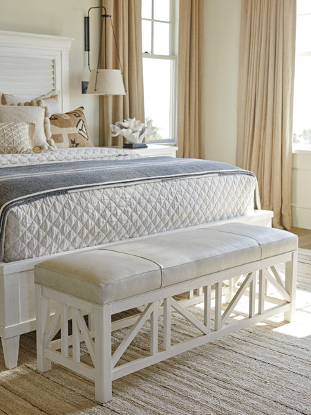 Royal Palm Louvered Bed 6/6 King