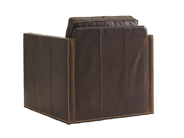 Hinsdale Leather Swivel Chair