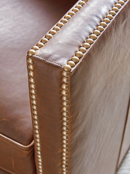 Hinsdale Leather Swivel Chair
