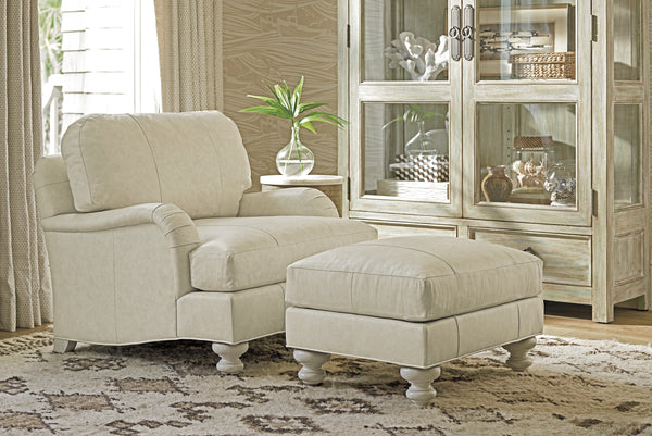 Gilmore Leather Ottoman