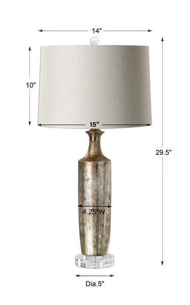 Uttermost Valdieri Metallic Bronze Lamp