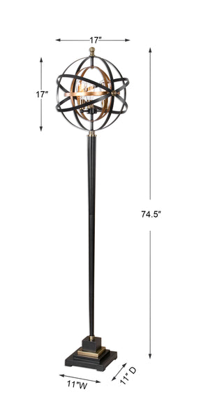 Uttermost Rondure Sphere Floor Lamp