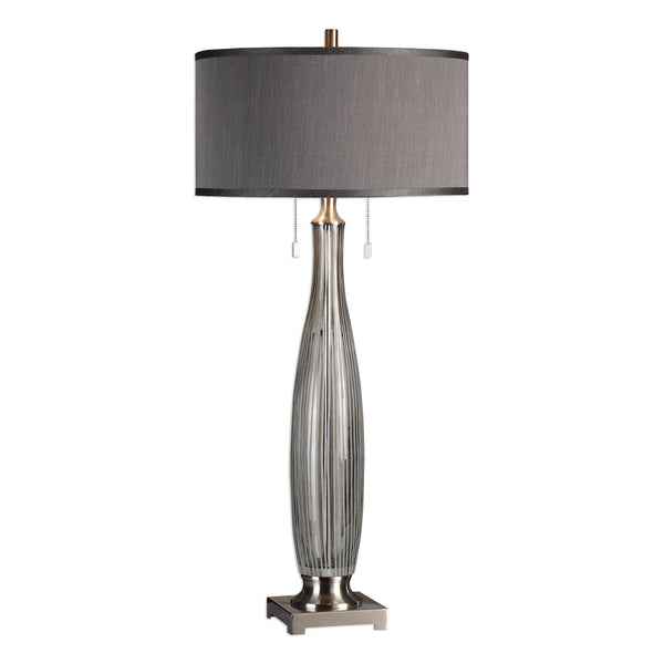 Uttermost Coloma Gray Glass Table Lamp