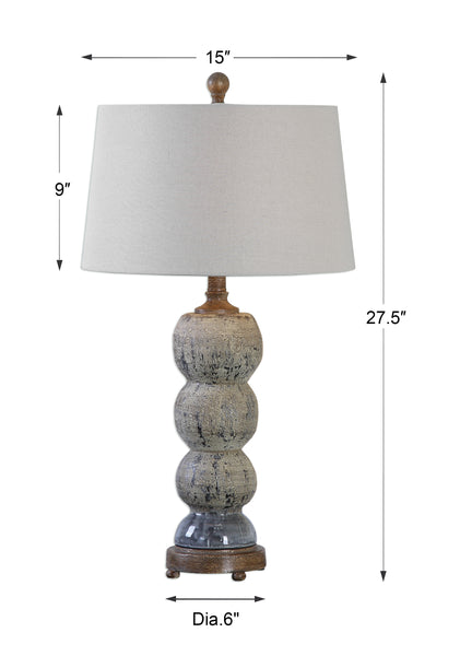 Uttermost Amelia Textured Ceramic Lamp