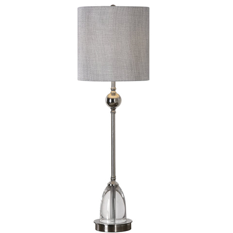 Uttermost Gallo Nickel Buffet Lamp