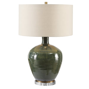 Uttermost Elva Emerald Table Lamp
