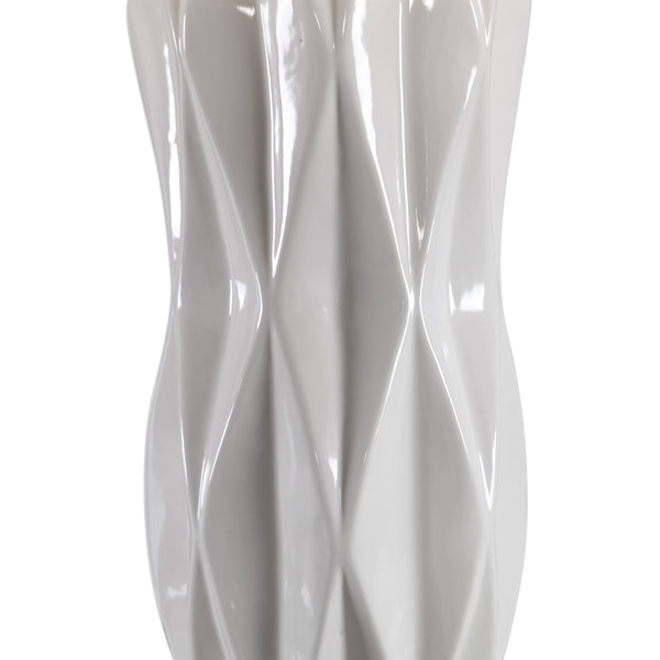Uttermost Malena Glossy White Table Lamp