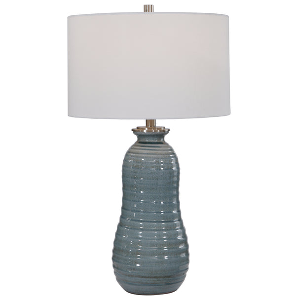 Uttermost Zaila Light Blue Table Lamp