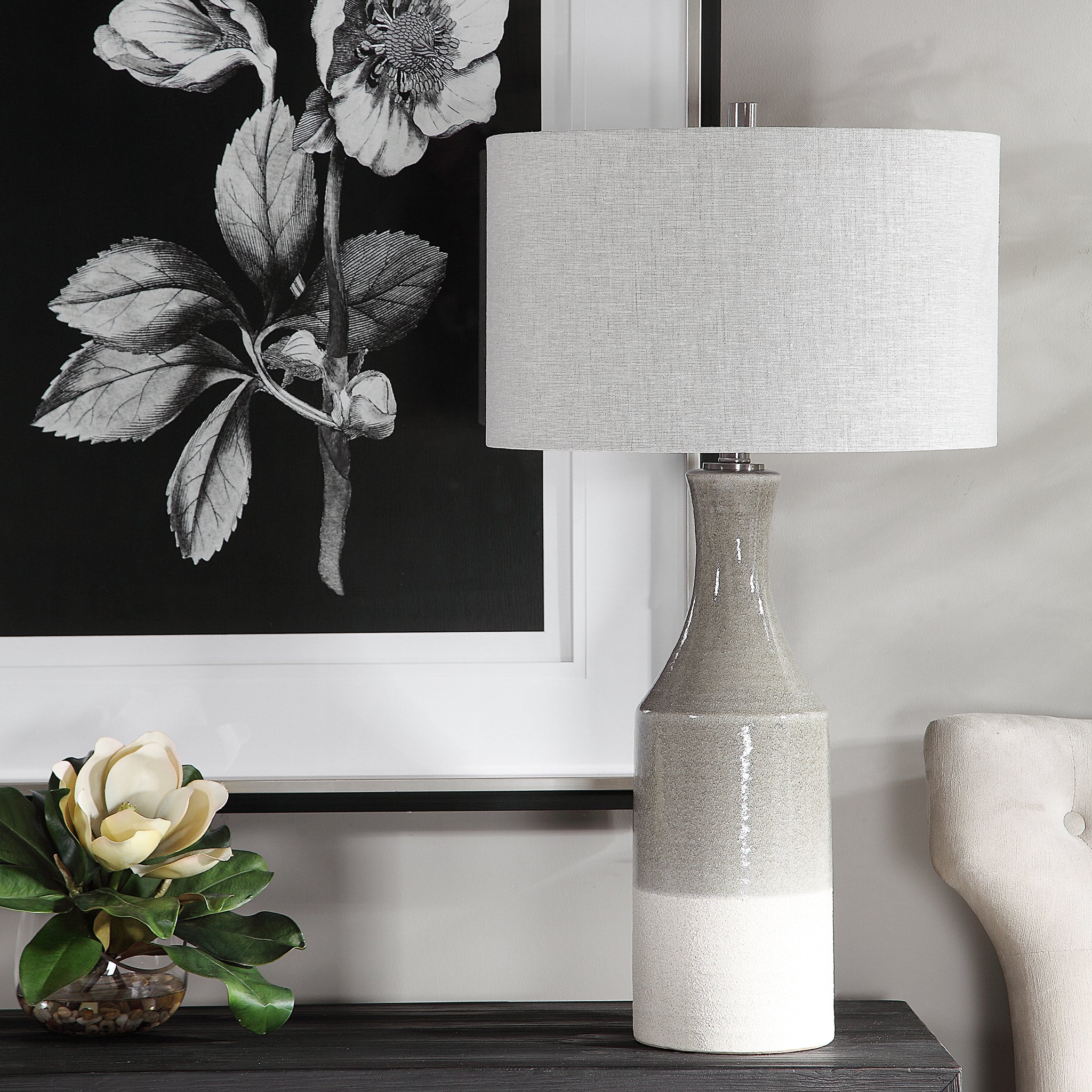 Uttermost Savin Ceramic Table Lamp - Bayview Furniture