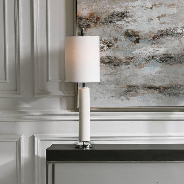 Uttermost Windsor Ivory Crackle Buffet Lamp