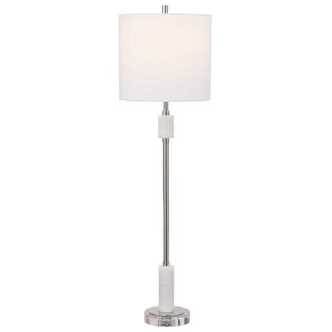 Uttermost Sussex Nickel Buffet Lamp