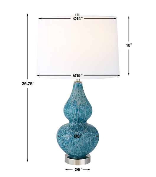 Uttermost Avalon Blue Table Lamp