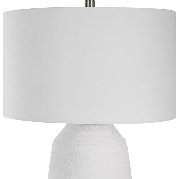 Uttermost Heir Chalk White Table Lamp