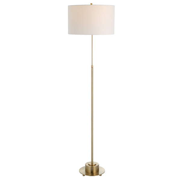 Uttermost Prominence Brass Floor Lamp
