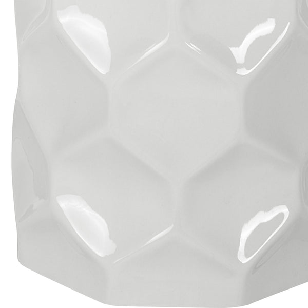 Uttermost Honeycomb White Table Lamp