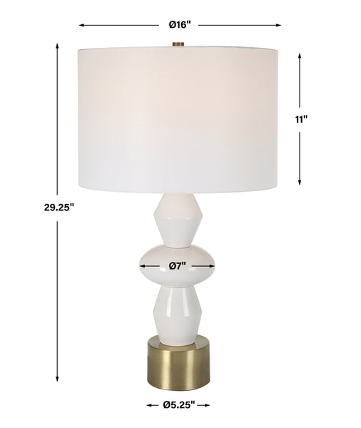 Uttermost Architect White Table Lamp