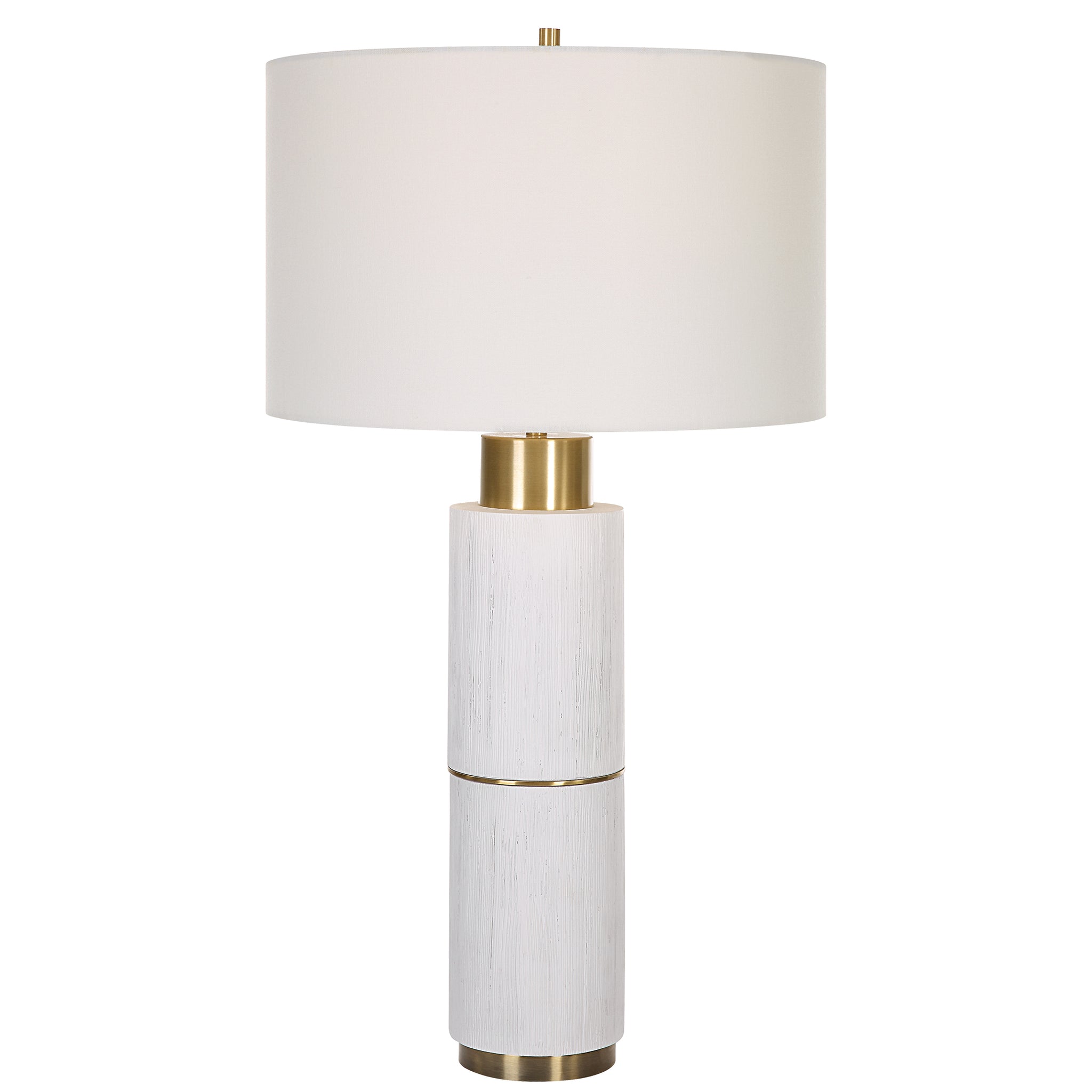 Uttermost Ruse Whitewashed Table Lamp