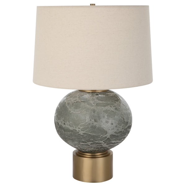 Uttermost Lunia Gray Glass Table Lamp