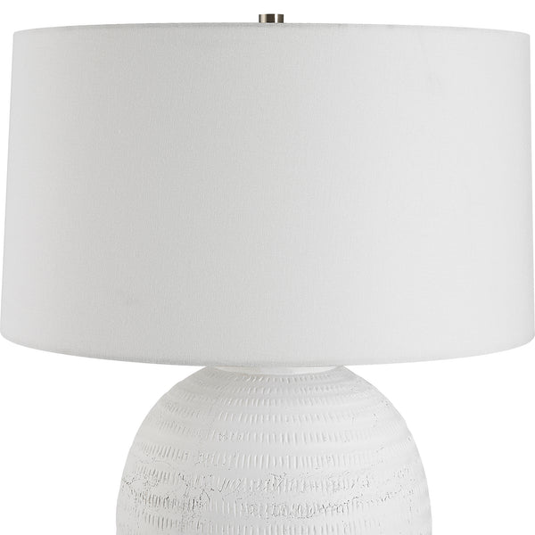 Uttermost Reyna Chalk White Table Lamp