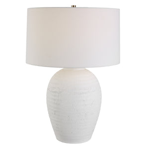 Uttermost Reyna Chalk White Table Lamp