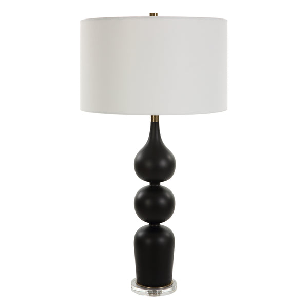 Uttermost Caviar Black Table Lamp