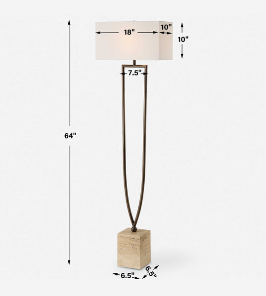 Uttermost Fork In The Road Floor Lamp