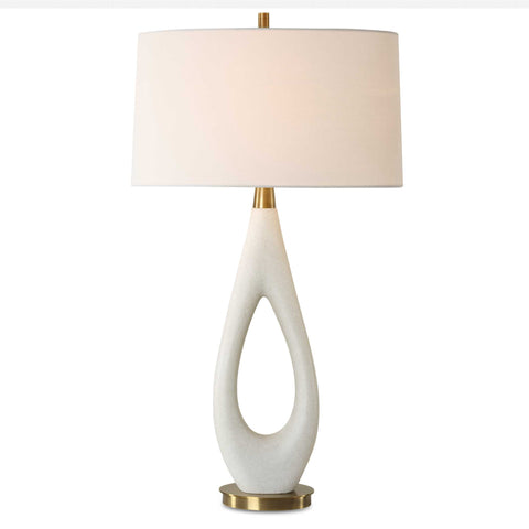 Uttermost Promenade White Table Lamp