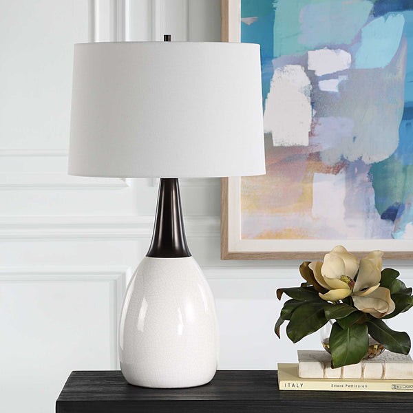 Uttermost Fralin White Table Lamp